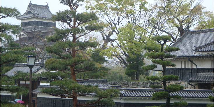 Matsumoto-kasteel-tuin-Shogun-Japan