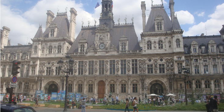 Parijs-stadhuis-Frankrijk