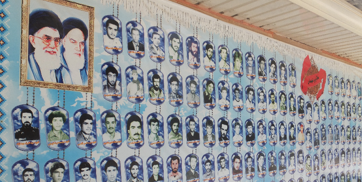 Behesht-e-Zahra-begraafplaats-Iran-Teherena-slachtoffers-Irak-oorlog