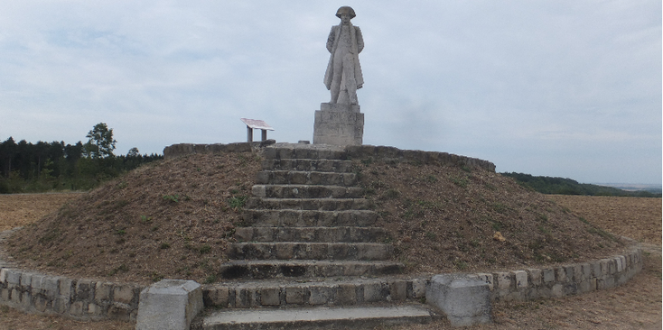 Chemin-des-Dames-beeld-Napoleon-Frankrijk-heuvel-strijd-WW1-WW2