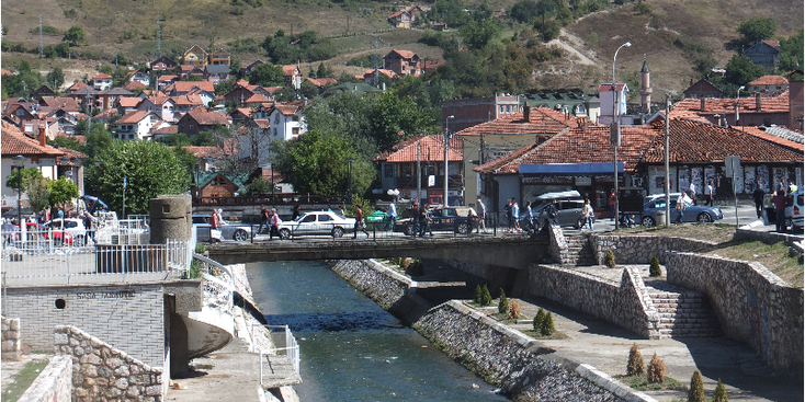 Novi-Pazar-Raska-rivier-brug-Servië