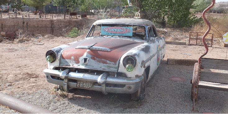 Hanksville-auto-krot-Utah-Verenigde-Staten