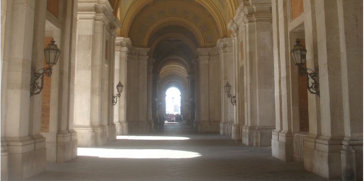 Caserta-Palazzo-Reale-de-Italië-paleis-Koninklijk-galerij