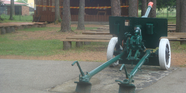 Grutas-Park-Druskininkai-artillerie-houwitser-Litouwen
