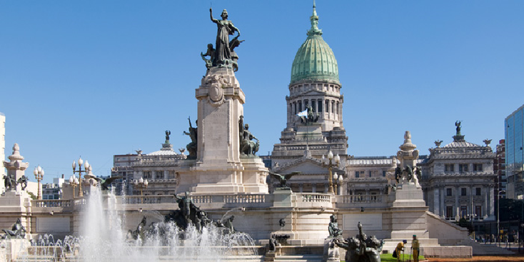 Congresso-congresgebouw-Buenos-Aires-Argentinië-fontein