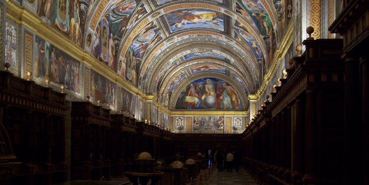 San-Lorenzo-de-Escorial-bibliotheek-Spanje-Filips-de-tweede-koning-klooster