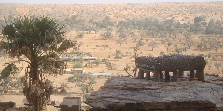 Dogon-ontmoetingsplek-Mali