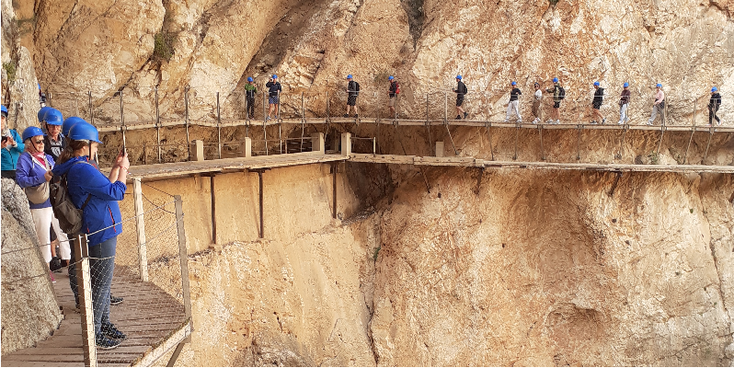 Caminito-del-Rey-Koningspaadje-Koningsweg-pad-Malaga-Spanje