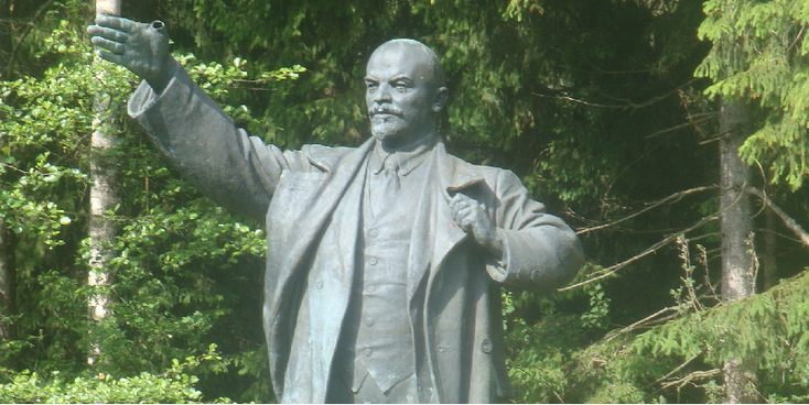 Grutas-park-Lenin-standbeeld-Druskininkai-Litouwen
