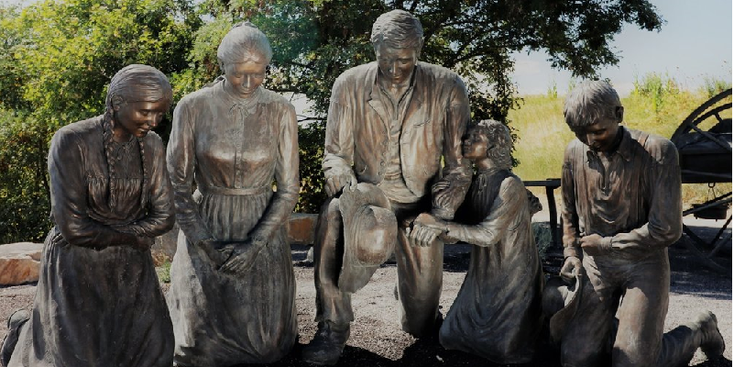 Salt-Lake-City-beeld-marmer-brons-mormonen-Utah-Verenigde-Staten