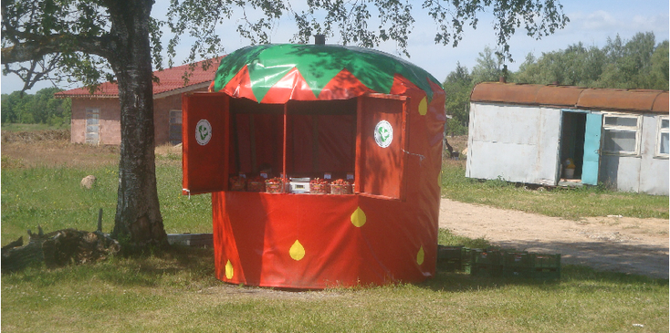 Siauliai-aardbeien-verkoop-stal-Litouwen