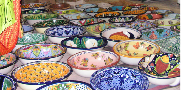 Oaxaca-kom-schalen-verkoop-Mexico