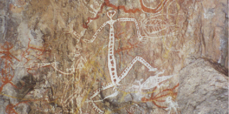 Ubirr-Nourlangie-rots-tekeningen-Aboriginals-oud-antiek-Kakadu-nationaal-park-Australië