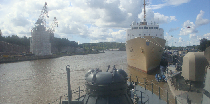 Turku-maritiem-museum-mijnenveger-boten-haven-Finland