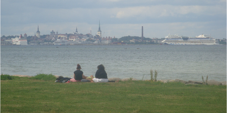 Tallinn-veerboten-haven-Oostzee-Estland