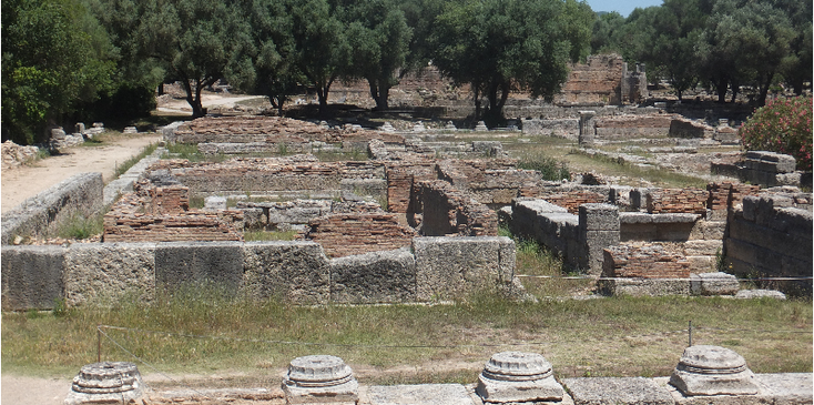Olympia-Peleponnese-Grieks-Griekenland-tempel-Olympische-Spelen-archeologie-oudheid-antiek