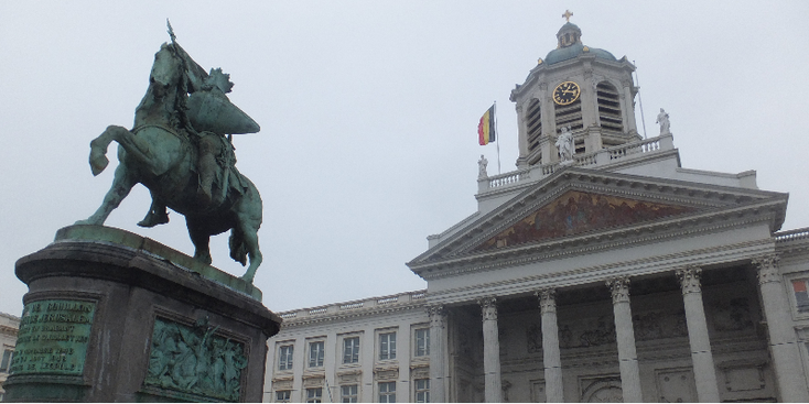 Place-Royal-beeld-Brussel-België