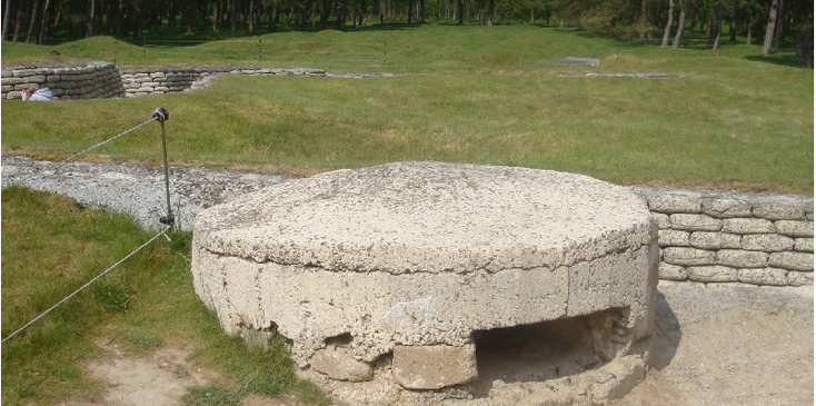 Vimy-Ridge-bunker-loopgraaf-wachtpost-WW1-Frankrijk