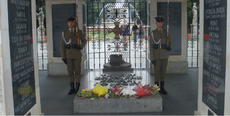 Warchau-onbekende-soldaat-graf-Polen