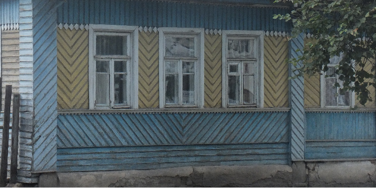 Staraja-Roessa-houten-huis-Rusland