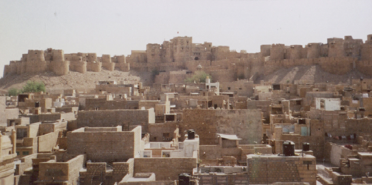 Jaisalmer-fort-Rajasthan-India-heuveltop