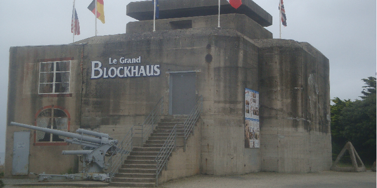 Le-Grand-Blockhaus-Batz-sur-Mer-bunker-WW2-Duits-Atlantische-Oceaan-Frankrijk
