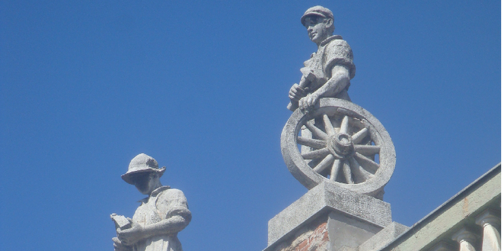 Szeged-Art-Nouveau-Jugendstill-beeld-Hongarije