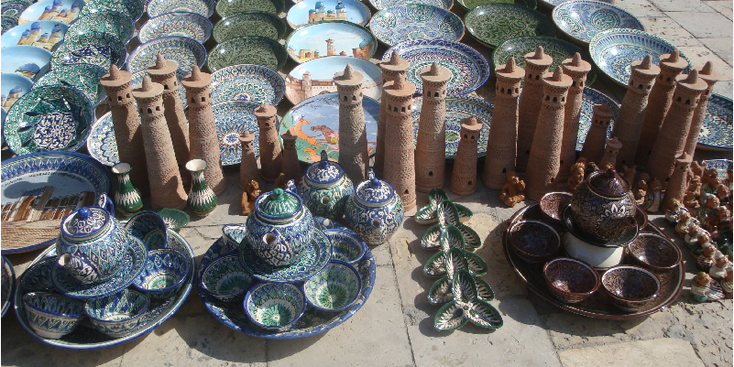 Buchara-Boekharaa-minaret-souvenir-Oezbekistan