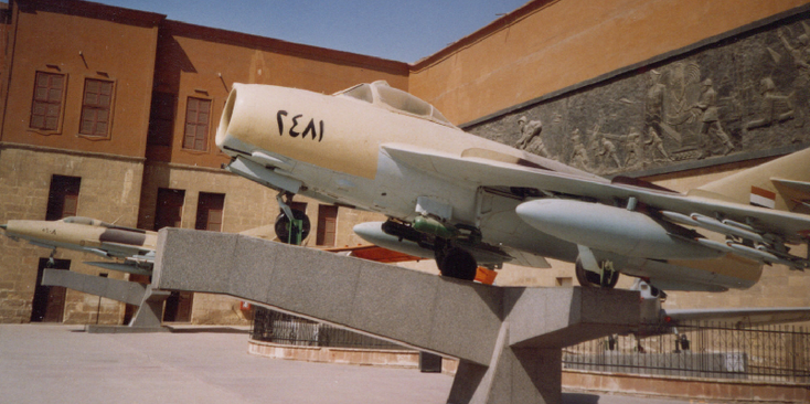 Cairo-militairy-leger-museum-vliegtuig-citadel-Egypte