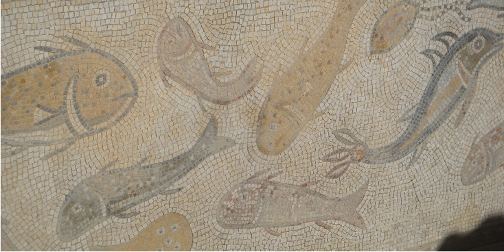 Sufetula-Sbeitla-mozaïek-Romeins-archeologie-Tunesië