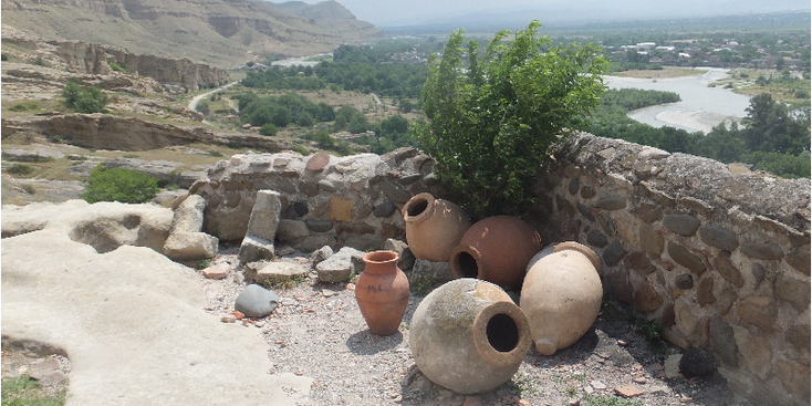 Uplistsikhe-Georgië-grotten-potten