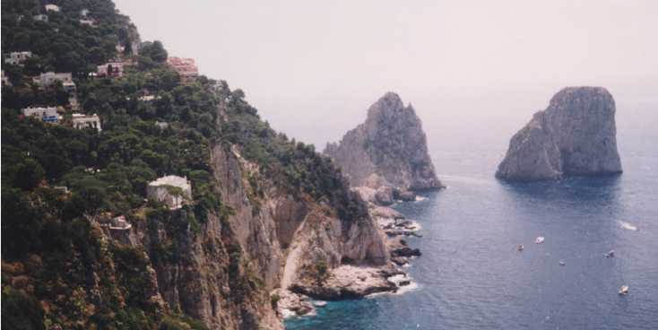 Capri-rotsen-Italië