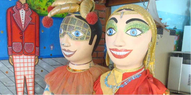 Olinda-Brazilië-poppen-Carnaval