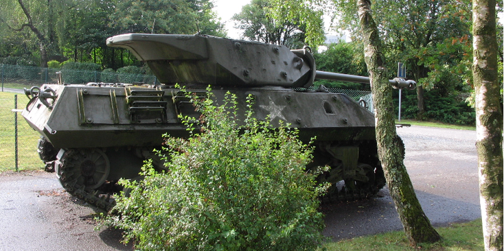 Mardasson-tank-Ardennenoffensief-WW2-Bastogne-Bastenaken-België