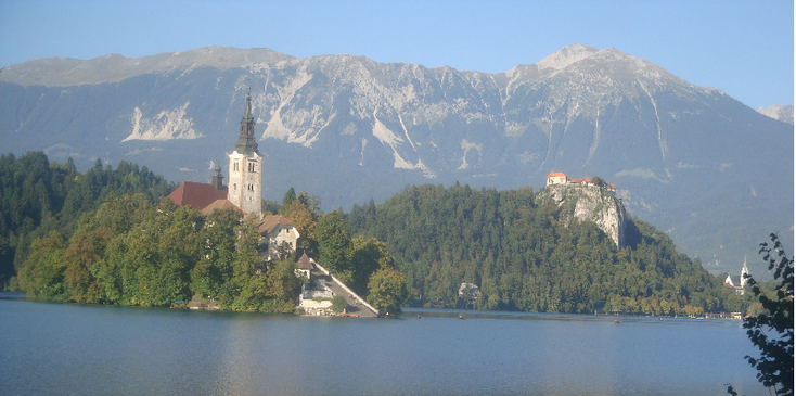 Bled-eiland-meer-Slovenië-kerk