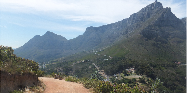 Tafelberg-Kaapstad-hike-wandeling-pad-berg-Zuid-Afrika