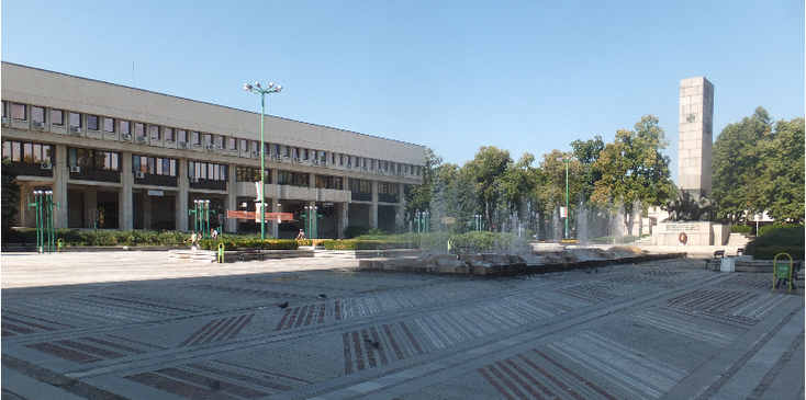Communistische-hoofdplein-pl-de-Bdintsi-Vidin-Bulgarije