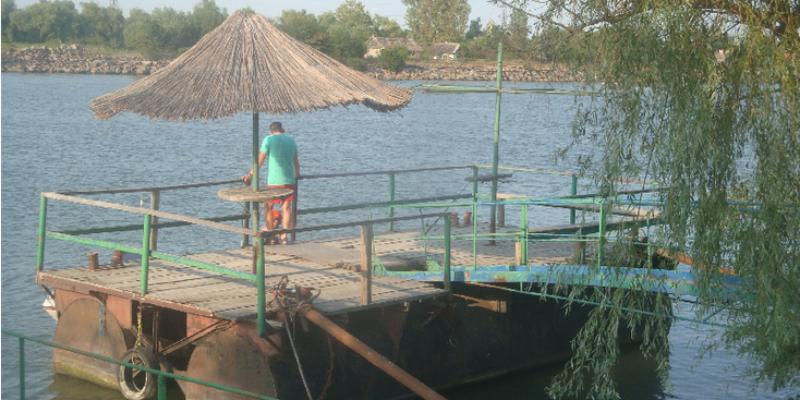 Donau-Delta-Sulina-kanaal-platform-Roemenië