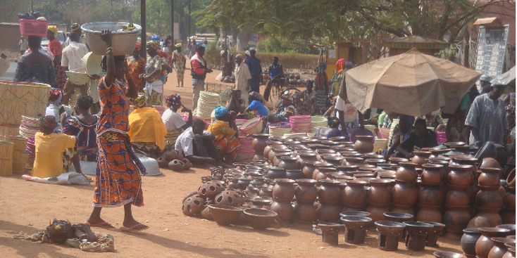 Banfora-markt-kruik-Burkina-Faso