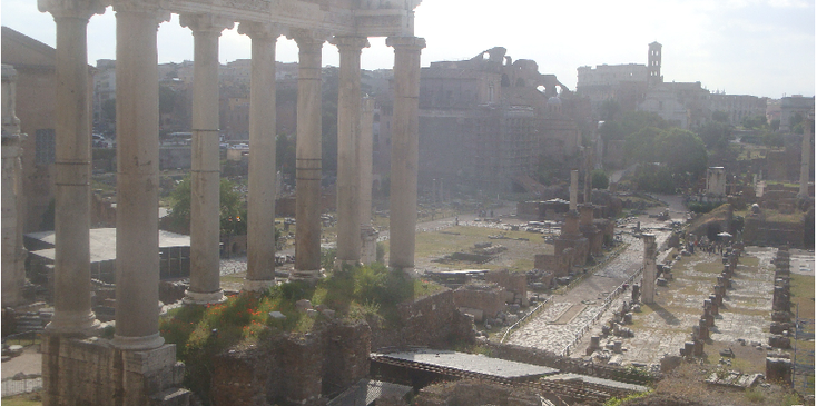 Forum-Romanum-Rome-Romeins-pilaren-columns-Italië