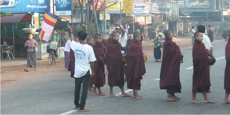 Bago-Kin-Pun-monnik-Myanmar