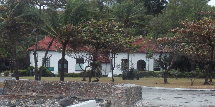 Corregidor-eiland-Baai-van-Manilla-huis-Amerikaans-defensie-WW2-Filipijnen
