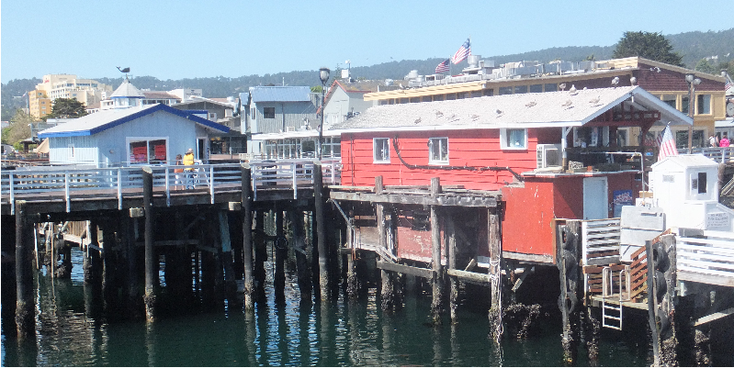 Monterey-Fisherman’s-Wharf-haven-boten-kust-Californië-Verenigde-Staten