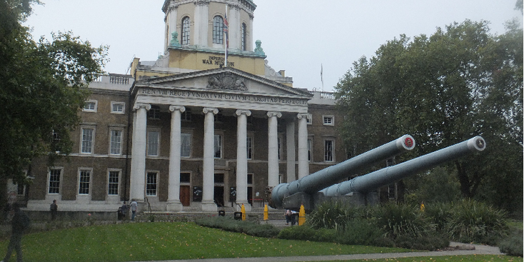 Imperial-War-Museum-Londen-London-kanon-oorlogsmuseum-Engeland