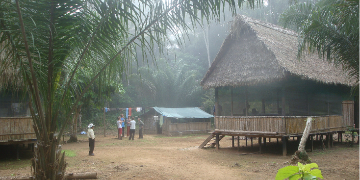 Maididi-nationaal-park-Rurrenabaque-Beni-rivier-jungle-rieten-cabine-hut