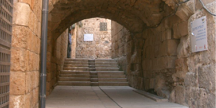 Akko-Stairs-Medieval-Crusader-Israël