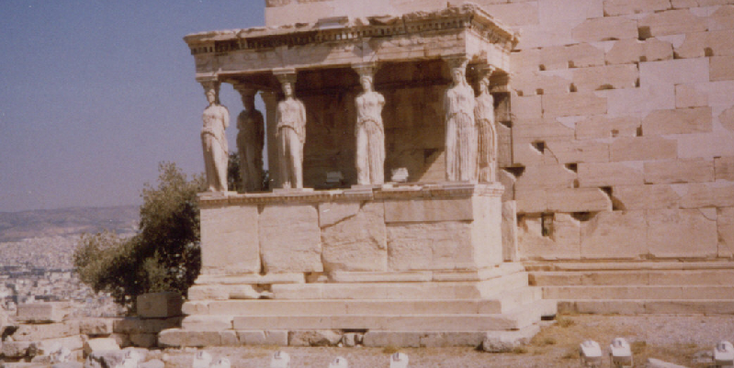 Erechtheion-Akropolis-Athene-Griekenland-beelden