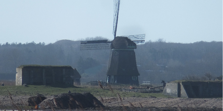 Bergen-vliegveld-bunker-Groeneweg-WW2-molen-weiland-Nederland