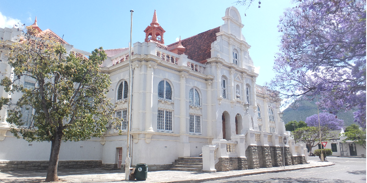 Graaff-Reinet-Hollands-Koloniaal-architectuur-standbeeld-zuid-Afrika