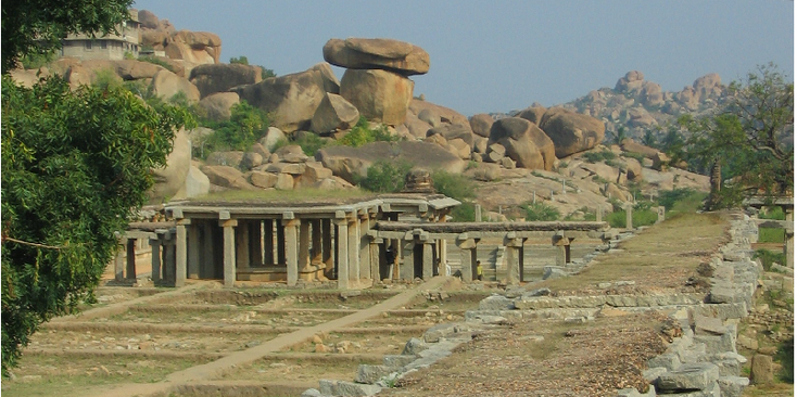 Hampi-Karnataka-ruïnes-India